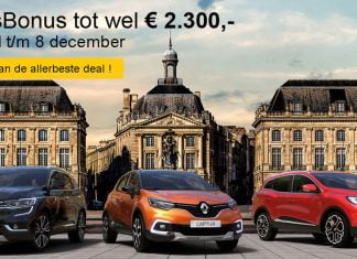 Rij dit jaar nog met jouw nieuwe Renault – Tot 8 december extra BelisBonus op vele Renault modellen