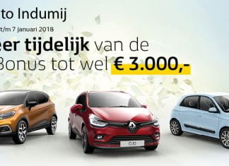 Salon de Promotion bij Renault dealer Auto Indumij