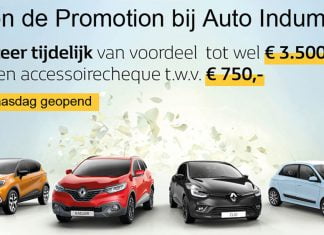 Auto Indumij 2e paasdag geopend! Tot wel 3500 euro Salon de Promotion voordeel!