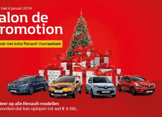 Salon de Promotion bij Auto Indumij: nu met extra voorraadsale met veel voordeel op de nieuwste Renault modellen.