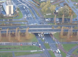 Meerdaagse afsluiting af- en oprit N3