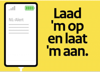 Wilt u ook NL-Alert ontvangen? Laadt uw mobiel op en laat ‘m aan