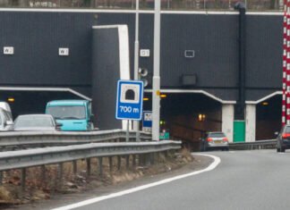 Afsluiting Drechttunnel op de A16 van 13 tot 18 oktober