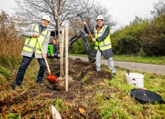 Start plantseizoen met eerste boom in Hendrik-Ido-Ambacht