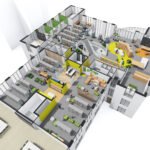 3D 1e verdieping Van Es Interieur