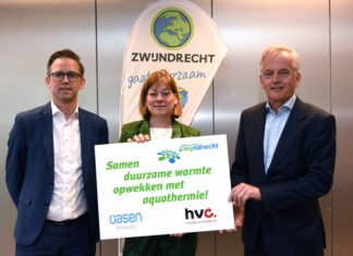Zwijndrecht, HVC en Oasen onderzoeken het opwekken van duurzame warmte met aquathermie