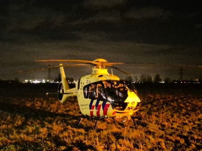 Voetganger zwaargewond bij aanrijding in Mijnsheerenland