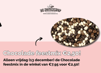 Chocolade feestmix bij De Notenshop!