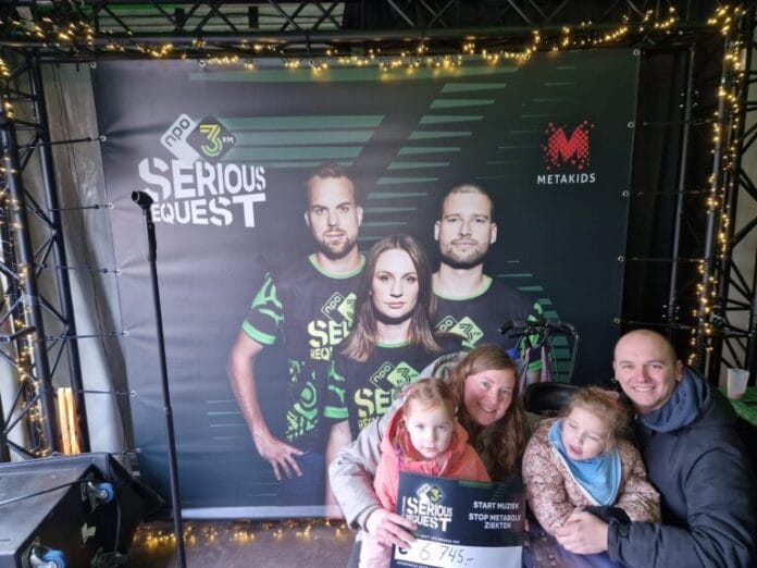 Familie Meijer haalt €6.745 op voor Serious Request met actie voor dochter Floor