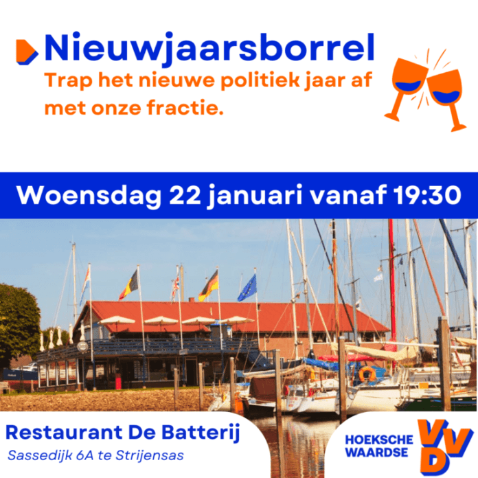 VVD Hoeksche Waard luidt het nieuwe politieke jaar in met een nieuwjaarsborrel