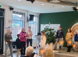 Sophie Vrijhof wint de lokale ronde van de Nationale Voorleeswedstrijd!