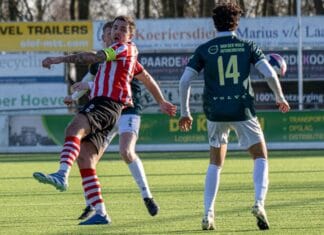 Jordi de Zwart schiet Sparta AV met hattrick langs Heinenoord