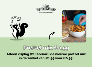 Introductiekorting op de pretzel mix!
