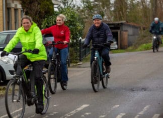 Doortrappers trotseren weer en wind!