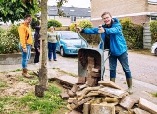 Maak de Hoeksche Waard groener; doe mee met het NK Tegelwippen