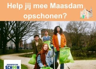 Help jij mee Maasdam opschonen?
