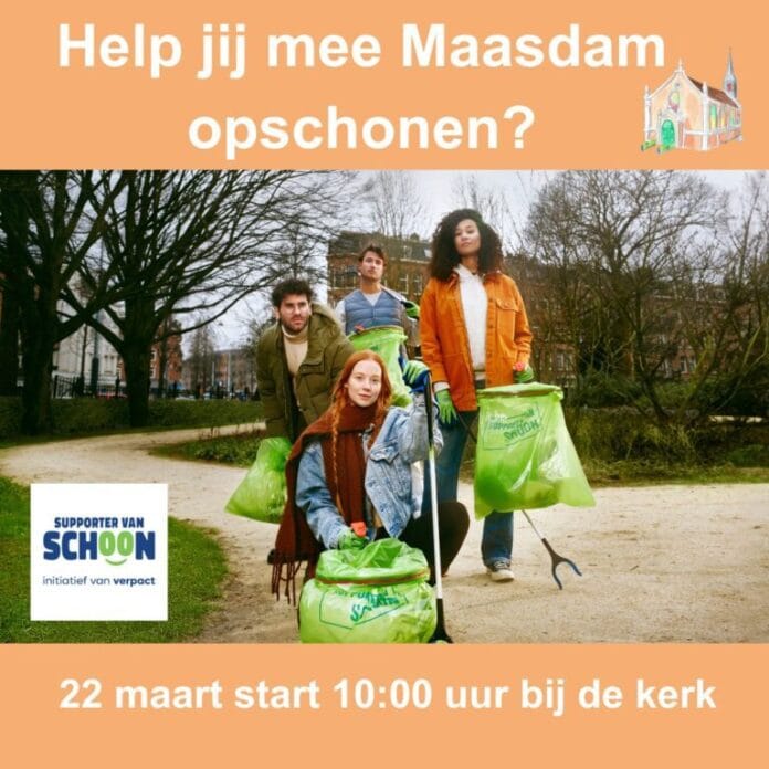 Help jij mee Maasdam opschonen?