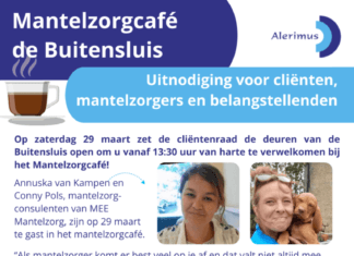 Mantelzorgcafé bij Alerimus op 29 maart