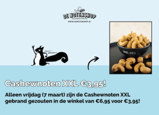 Cashewnoten XXL in de spotlights!