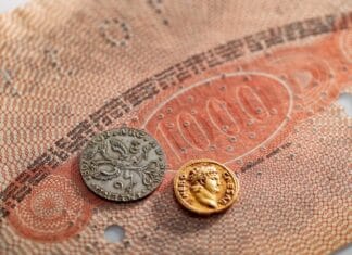 Historische waarde op veiling voor munten en bankbiljetten