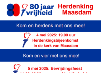 80 jaar vrijheid: Herdenken en vieren in Maasdam