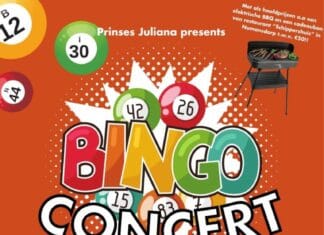 Bingo en muziek bij muziekvereniging Prinses Juliana in Klaaswaal