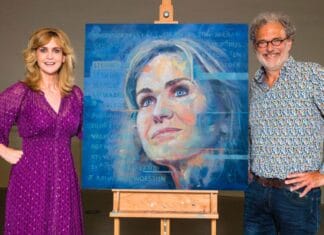 Herensoos, De Drie Lelies in Puttershoek met kunstschilder Frans van den Berg