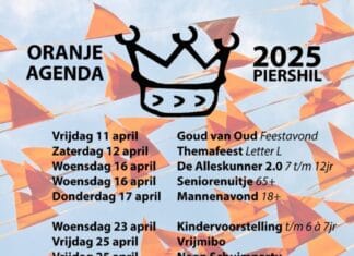 Piershil pakt uit met de Oranjeweken rondom Koningsdag