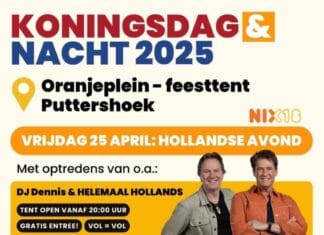 Koningsdag & Nacht 2025 in Puttershoek: Feest op het Oranjeplein!