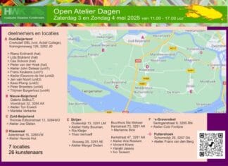 Open Atelierdagen op zaterdag 3 en zondag 4 mei in de Hoeksche Waard