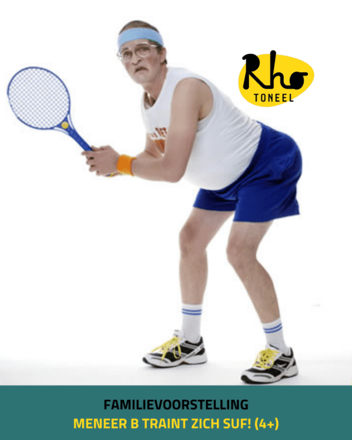 Jeugdtheater) “Meneer B. traint zich suf!” bij Rho Toneel Numansdorp op 18 mei a.s.