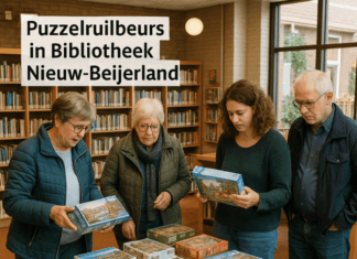 Puzzelruilbeurs in Bibliotheek Nieuw-Beijerland