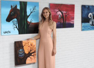 Bewonder de schilderijen van Sofie Rozendaal in het gemeentehuis van Oud-Beijerland