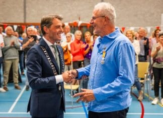 Koninklijke onderscheiding voor Anco van der Wulp van HWVV Fidus