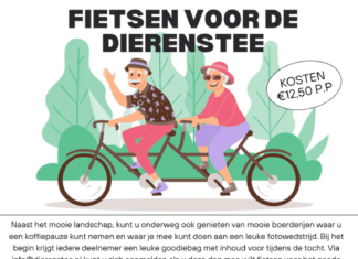 Fietstocht voor het goede doel: ‘Fietsen voor de Dierenstee’ op 24 mei