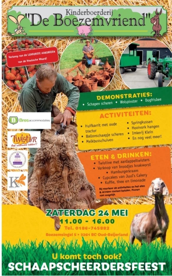 Schaapscheerdersfeest bij Kinderboerderij De Boezemvriend