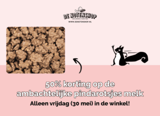 Aanstaande vrijdag een knallende actie bij De Notenshop!