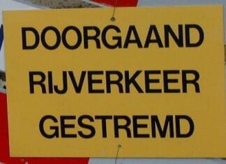 Wegafsluiting Zinkweg Oud-Beijerland op 22, 23 en 26 mei