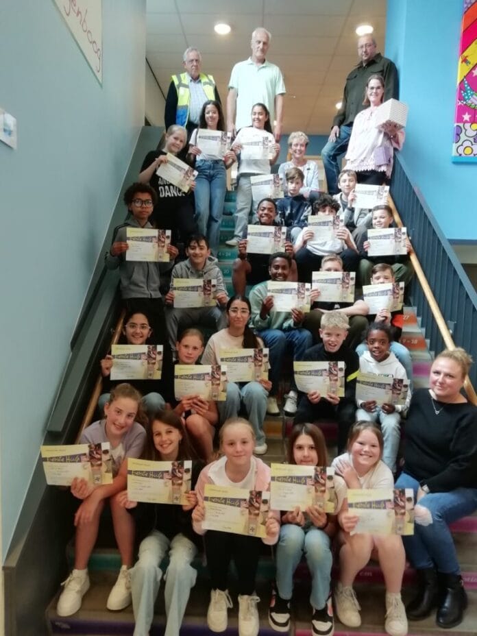 EHBO diploma’s op Het Anker in Heinenoord.