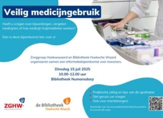 Informatieochtend – Veilig medicijngebruik door Zorggroep Hoeksche Waard