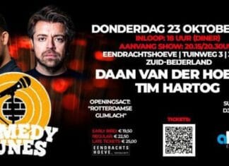Comedyshow met Daan van der Hoeven & Tim Hartog in Zuid-Beijerland