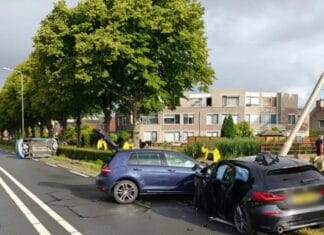Drie gewonden bij ernstig ongeval op de Trambaan in Maasdam