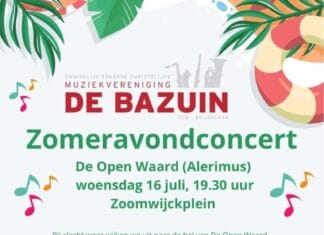 De zomervakantie van 2025 wordt muzikaal ingeluid door Muziekvereniging De Bazuin!