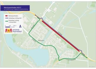 N217: werkzaamheden Rondweg bij Maasdam 7-15 juli