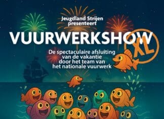 Strijen sluit vakantie af met spectaculaire vuurwerkshow 🎆