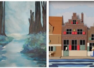 Expositie in Numans-Dorps-huis: Papierkunst van Mark Pot en schilderijen van Els van den Boogaard