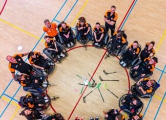 Richard Goudswaard uit Mijnsheerenland opnieuw in actie voor Oranje tijdens Dutch Nations Cup Powerchair Hockey 2025