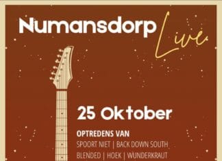 Numansdorp Live – Pop/Rockfestival op 25 oktober