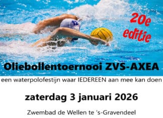20e Editie Oliebollentoernooi ZVS 3 januari 2026 (open waterpolo-evenement)