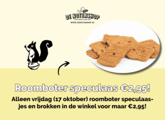 Roomboter speculaasjes en brokken in de winkel van De Notenshop!